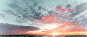 Sunset over water2